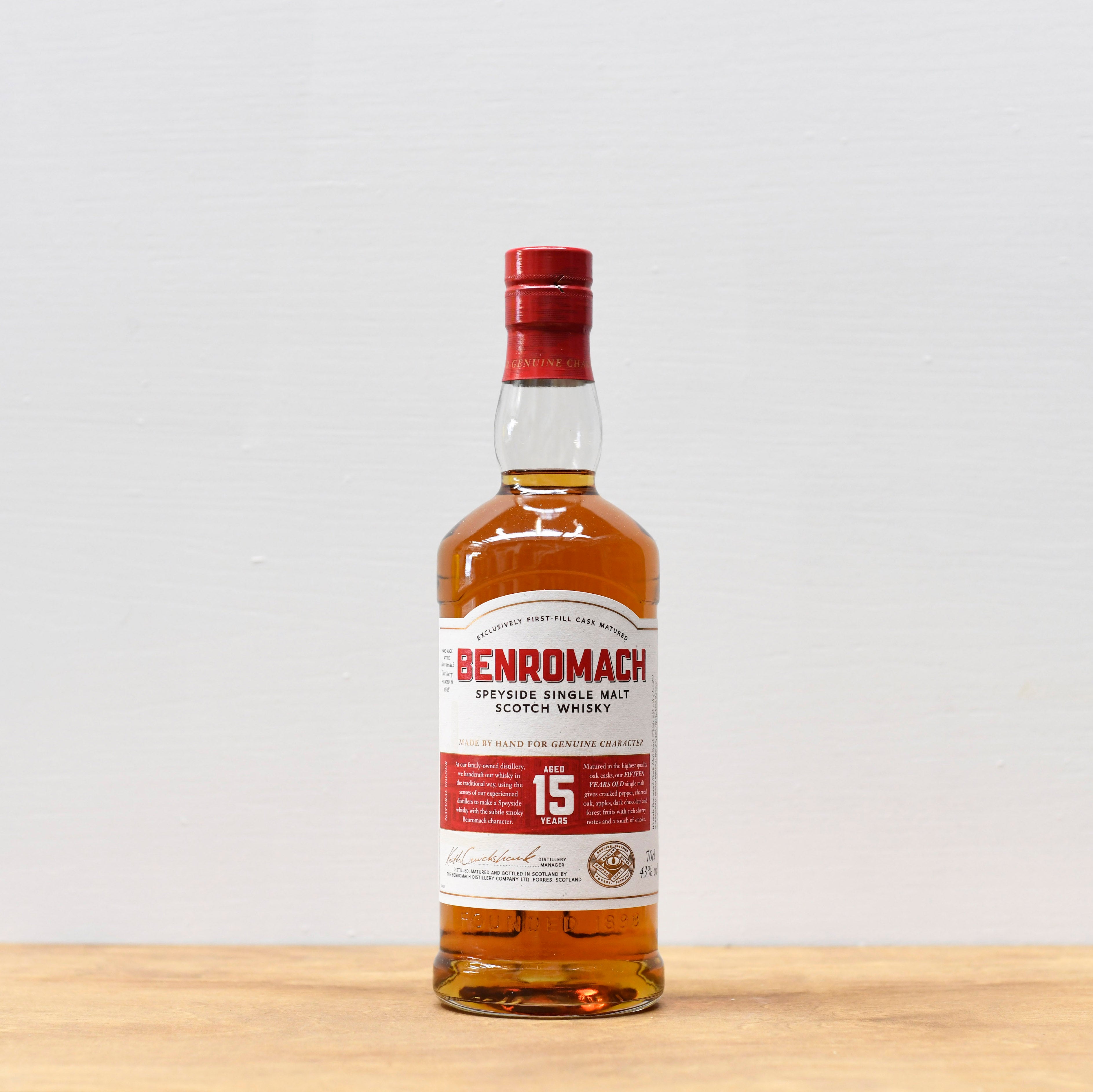 Benromach 15 Year Old Single Malt Scotch Whisky – Monty Wines